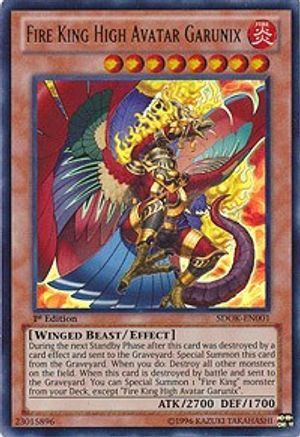 Fire King High Avatar Garunix [SDOK-EN001] Ultra Rare - Trinity Hobby