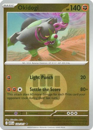Okidogi (Energy Symbol Pattern) - (122) Reverse Holofoil [ME Ascended Heroes]