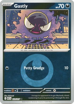 Gastly (Energy Symbol Pattern) - (123) Reverse Holofoil [ME Ascended Heroes] - Trinity Hobby