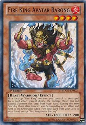 Fire King Avatar Barong [SDOK-EN002] Common - Trinity Hobby
