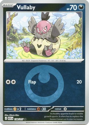 Vullaby (Energy Symbol Pattern) - (138) Reverse Holofoil [ME Ascended Heroes]