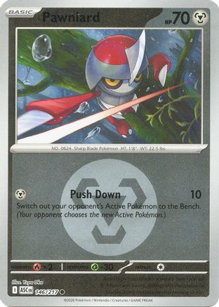 Pawniard (Energy Symbol Pattern) - (146) Reverse Holofoil [ME Ascended Heroes]