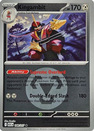 Kingambit (Energy Symbol Pattern) - (148) Reverse Holofoil [ME Ascended Heroes] - Trinity Hobby