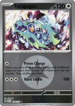 Terapagos (Energy Symbol Pattern) - (178) Reverse Holofoil [ME Ascended Heroes]