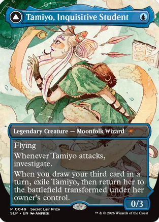 Tamiyo, Inquisitive Student  [Foil]  (SLP-049) - [Secret Lair Showdown] - Trinity Hobby