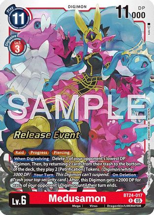 Medusamon (BT24-017) - [Time Stranger Release Event Cards] Foil