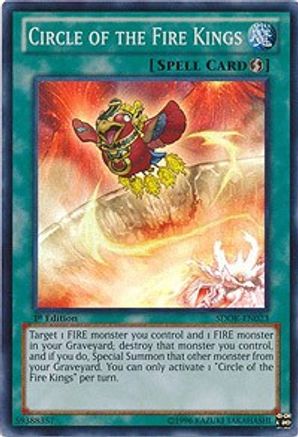 Circle of the Fire Kings [SDOK-EN023] Super Rare - Trinity Hobby