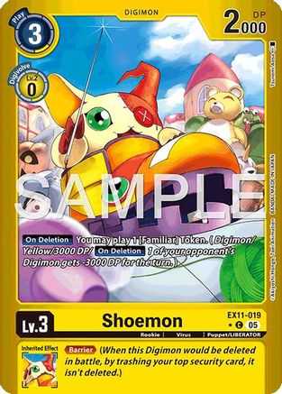 Shoemon (Limited Foil) (EX11-019) - [Dawn of Liberator] Foil - Trinity Hobby