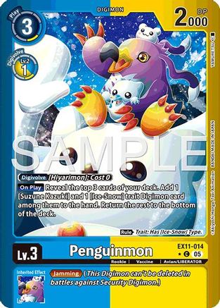 Penguinmon (Limited Foil) (EX11-014) - [Dawn of Liberator] Foil
