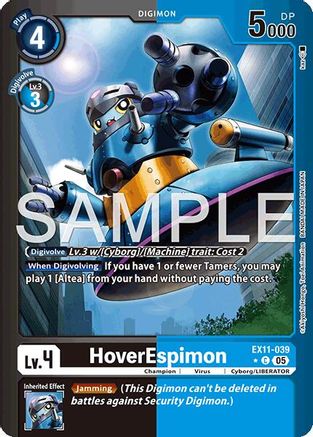 HoverEspimon (Limited Foil) (EX11-039) - [Dawn of Liberator] Foil - Trinity Hobby
