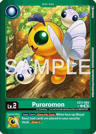 Puroromon (Limited Foil) (EX11-003) - [Dawn of Liberator] Foil - Trinity Hobby