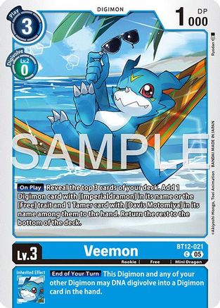 Veemon (BT12-021) - [Advanced Booster Digimon Generation]