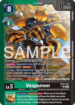 Vespamon (Limited Foil) (EX11-031) - [Dawn of Liberator] Foil - Trinity Hobby