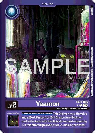 Yaamon (Limited Foil) (EX11-005) - [Dawn of Liberator] Foil - Trinity Hobby