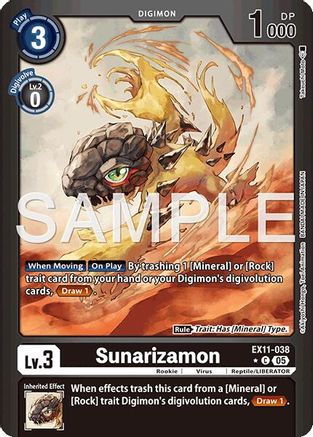Sunarizamon (Limited Foil) (EX11-038) - [Dawn of Liberator] Foil