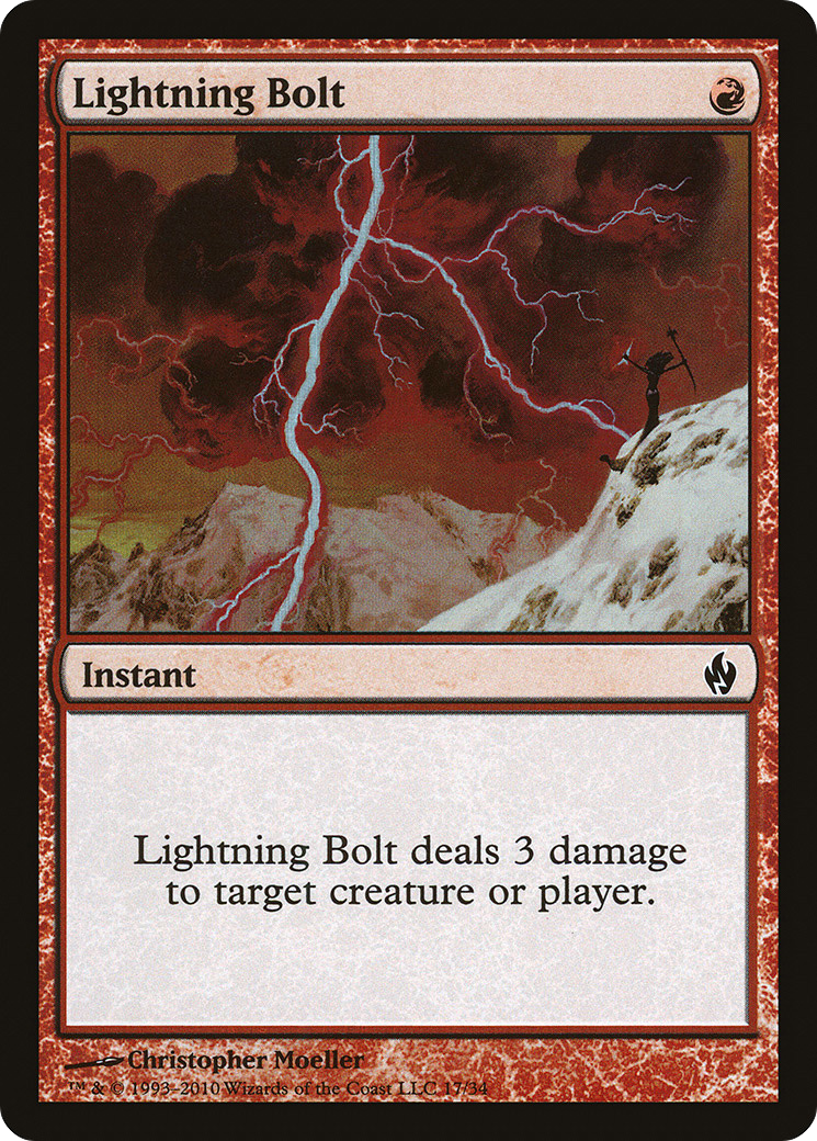 Lightning Bolt [Série Premium Deck : Feu et Foudre] 
