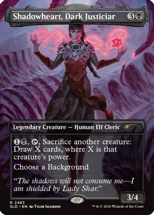 Shadowheart, Dark Justiciar  (SLD-2483) - [Secret Lair Drop Series] - Trinity Hobby