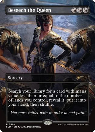 Beseech the Queen  [Foil]  (SLD-2484) - [Secret Lair Drop Series] - Trinity Hobby
