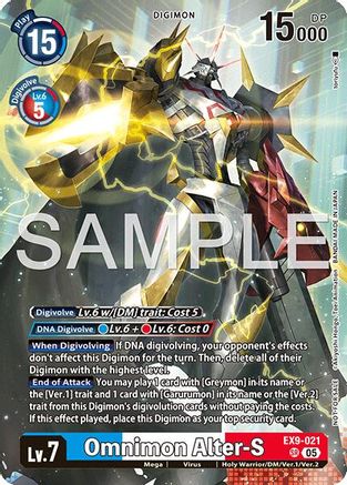 Omnimon Alter-S (Event Pack 9) (EX9-021) - [Versus Monsters] Foil