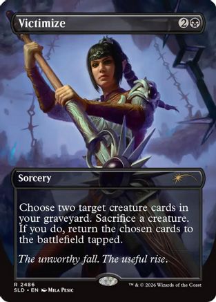 Victimize  [Foil]  (SLD-2486) - [Secret Lair Drop Series] - Trinity Hobby