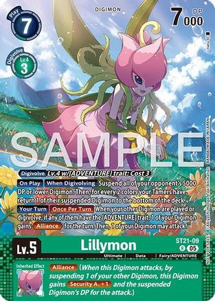 Lillymon (Event Pack 9) (ST21-09) - [Starter Deck 21: Hero of Hope] Foil