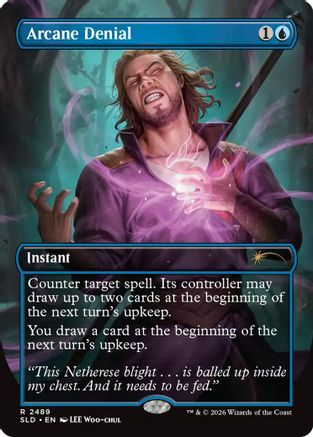Arcane Denial (2489)  [Foil]  (SLD-2489) - [Secret Lair Drop Series] - Trinity Hobby