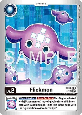 Flickmon (Limited Foil) (EX11-006) - [Dawn of Liberator] Foil - Trinity Hobby