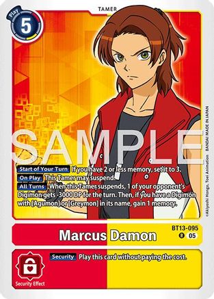 Marcus Damon - BT13-095 (BT13-095) - [Advanced Booster Digimon Generation] Foil - Trinity Hobby