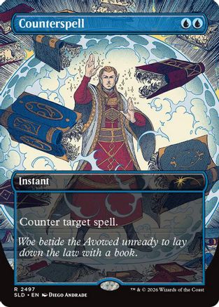 Counterspell (2497)  [Foil]  (SLD-2497) - [Secret Lair Drop Series] - Trinity Hobby