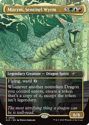 Miirym, Sentinel Wyrm  [Foil]  (SLD-2500) - [Secret Lair Drop Series] - Trinity Hobby