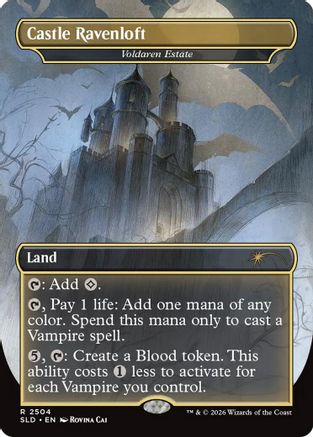 Castle Ravenloft - Voldaren Estate  [Foil]  (SLD-2504) - [Secret Lair Drop Series] - Trinity Hobby