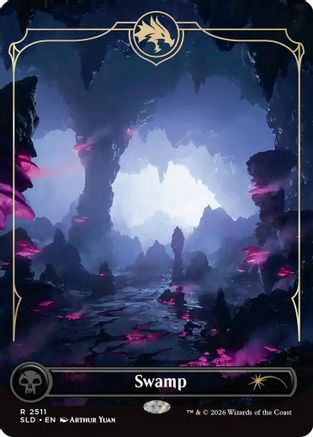 Swamp (2511)  [Foil]  (SLD-2511) - [Secret Lair Drop Series] - Trinity Hobby