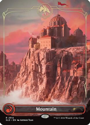 Mountain (2512)  [Foil]  (SLD-2512) - [Secret Lair Drop Series] - Trinity Hobby