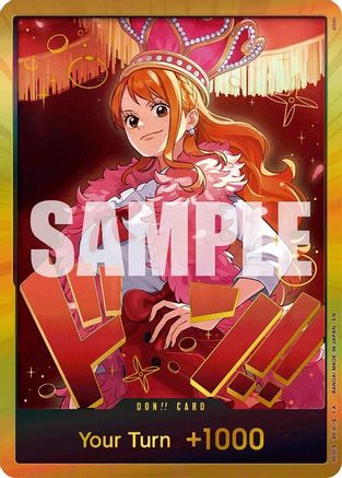 DON!! Card (Nami) (Gold) - [Extra Booster: One Piece Heroines Edition] Foil - Trinity Hobby