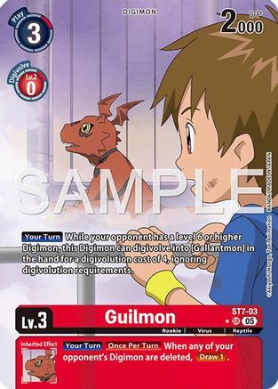 Guilmon - ST7-03 (Alternate Art) (ST7-03) - [Advanced Booster Digimon Generation] Foil