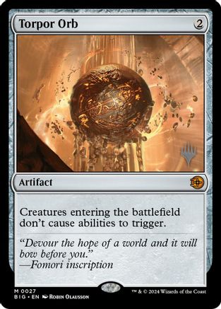 Torpor Orb  [Foil]  (PPECL-027) - [Promo Pack: Lorwyn Eclipsed] - Trinity Hobby