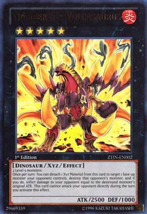 Number 61: Volcasaurus [ZTIN-EN002] Ultra Rare - Trinity Hobby