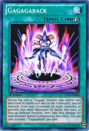 Gagagaback [ZTIN-EN004] Super Rare - Trinity Hobby