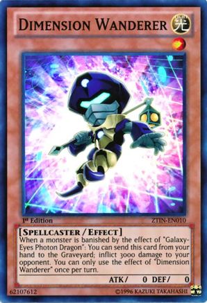 Dimension Wanderer [ZTIN-EN010] Super Rare - Trinity Hobby