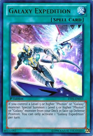 Galaxy Expedition [ZTIN-EN017] Ultra Rare - Trinity Hobby