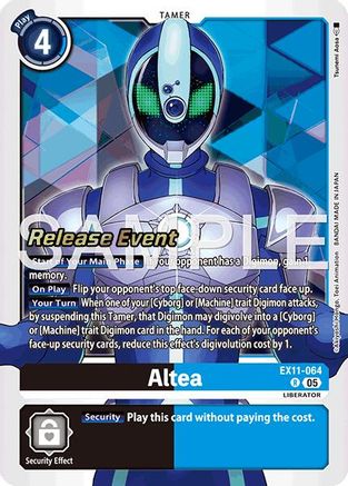Altea (EX11-064) - [Dawn of Liberator Release Event Cards] Foil