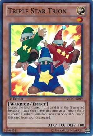 Triple Star Trion [ZTIN-EN019] Super Rare - Trinity Hobby