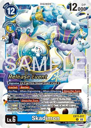 Skadimon (EX11-017) - [Dawn of Liberator Release Event Cards] Foil
