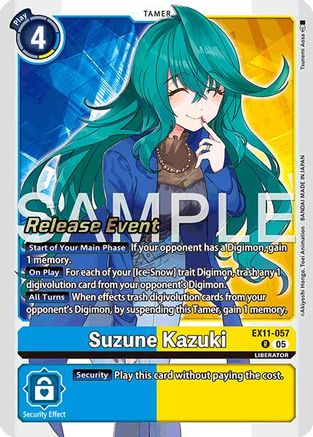 Suzune Kazuki (EX11-057) - [Dawn of Liberator Release Event Cards] Foil