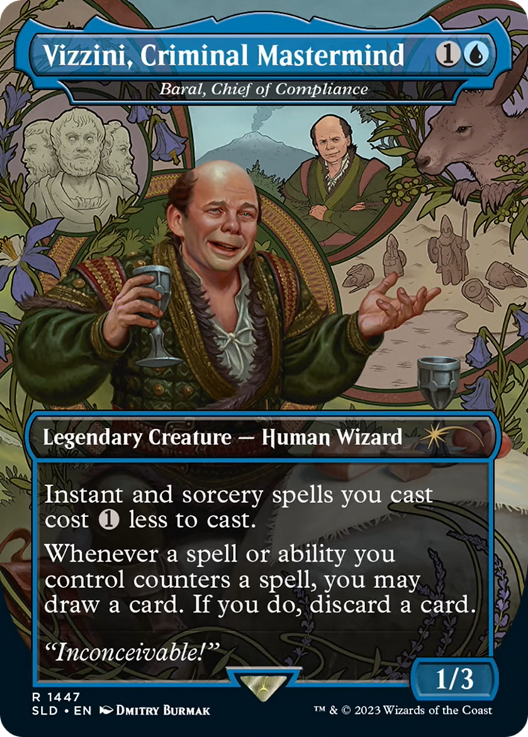 Vizzini, Criminal Mastermind - Baral, Chief of Compliance [Secret Lair Drop Series] - Trinity Hobby