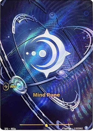 Mind Rune (Alternate Art) (R03a) - Spiritforged Foil - Trinity Hobby