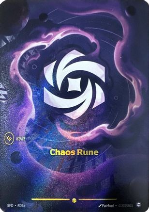 Chaos Rune (Alternate Art) (R05a) - Spiritforged Foil - Trinity Hobby