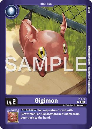 Gigimon (P-177) - [Limited Card Pack -Another Knight-] Foil - Trinity Hobby