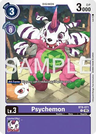 Psychemon - BT8-071 (Foil Reprint) (BT8-071) - [Advanced Booster Digimon Generation] Foil - Trinity Hobby