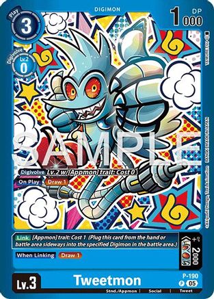 Tweetmon (P-190) - [Limited Card Pack -Another Knight-] Foil - Trinity Hobby